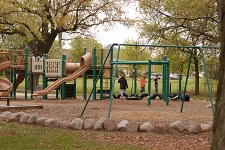 Montgomery Park in the fall Opens in new window