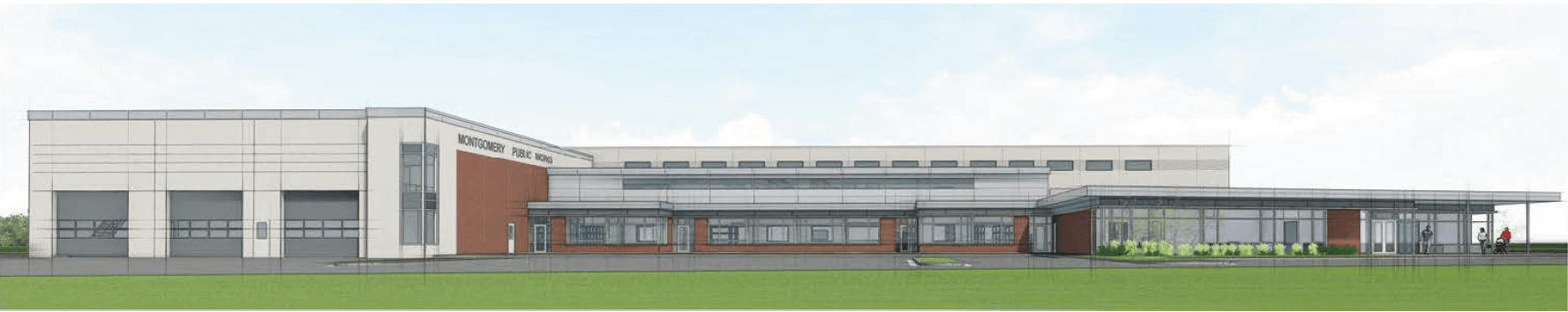 Rendering of New Public Works Facility 