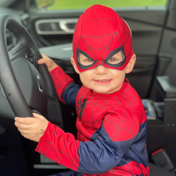 Halloween 1- spiderman child
