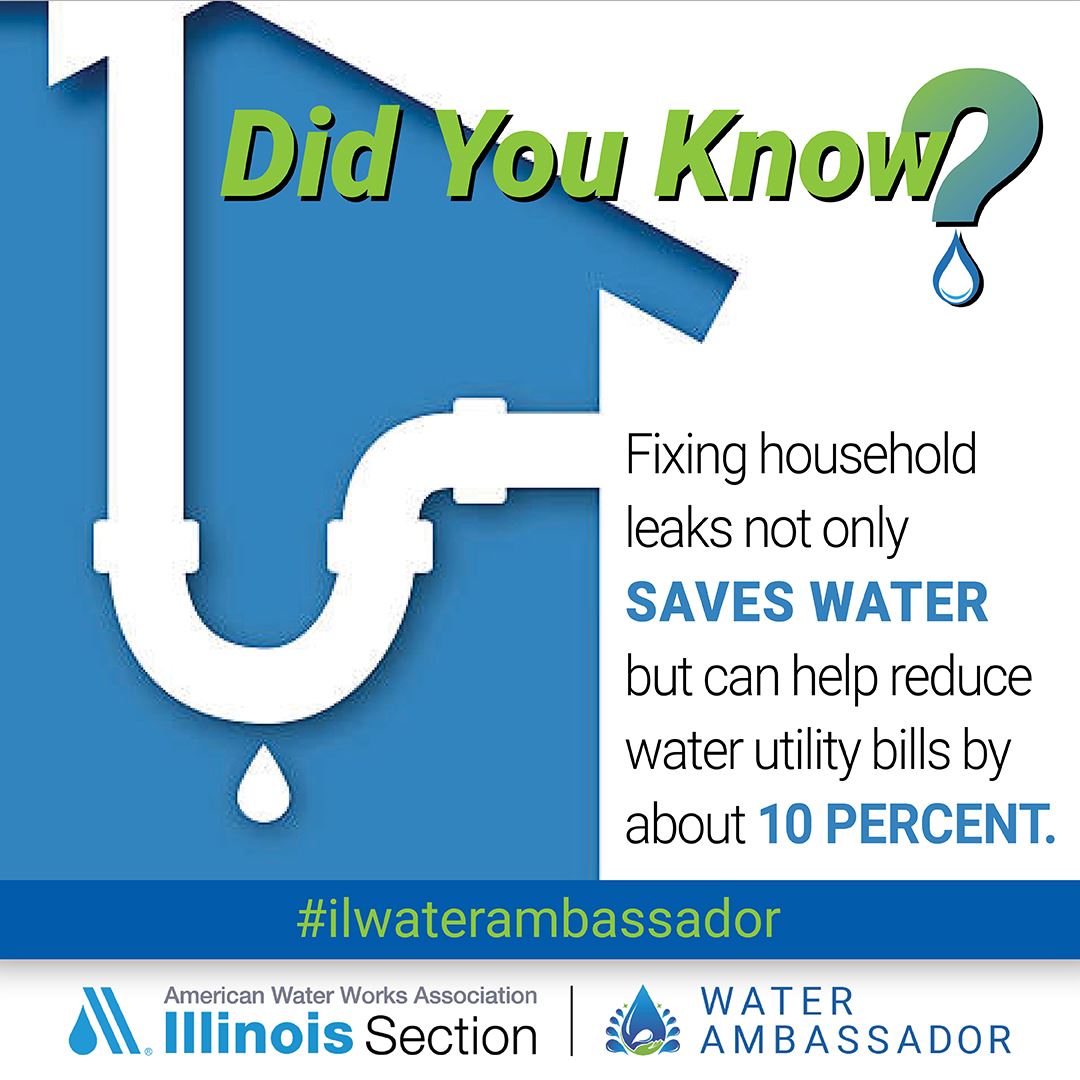 Be Water Wise Fix A Leak