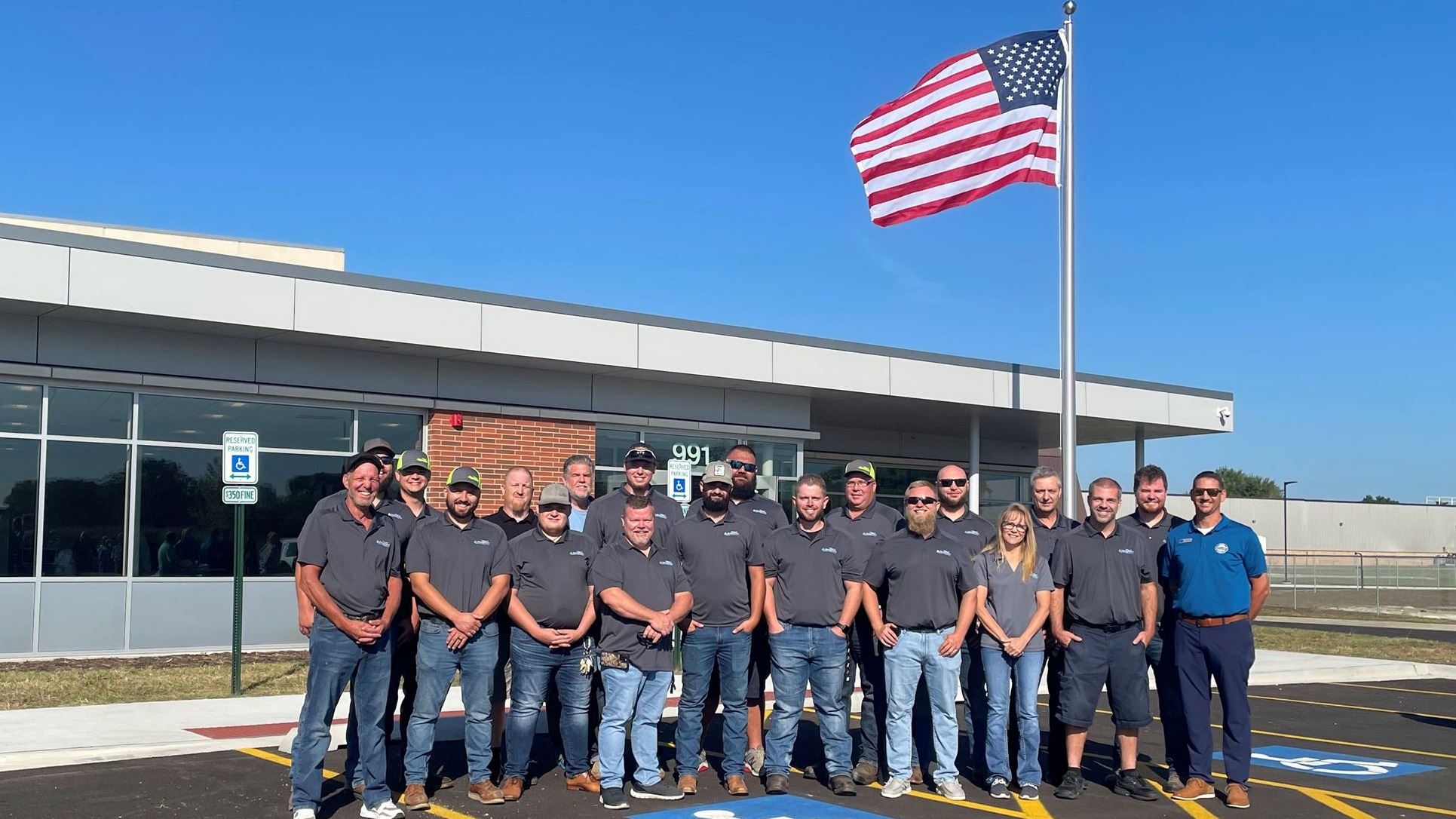 Public Works Staff at Building Grand Opening