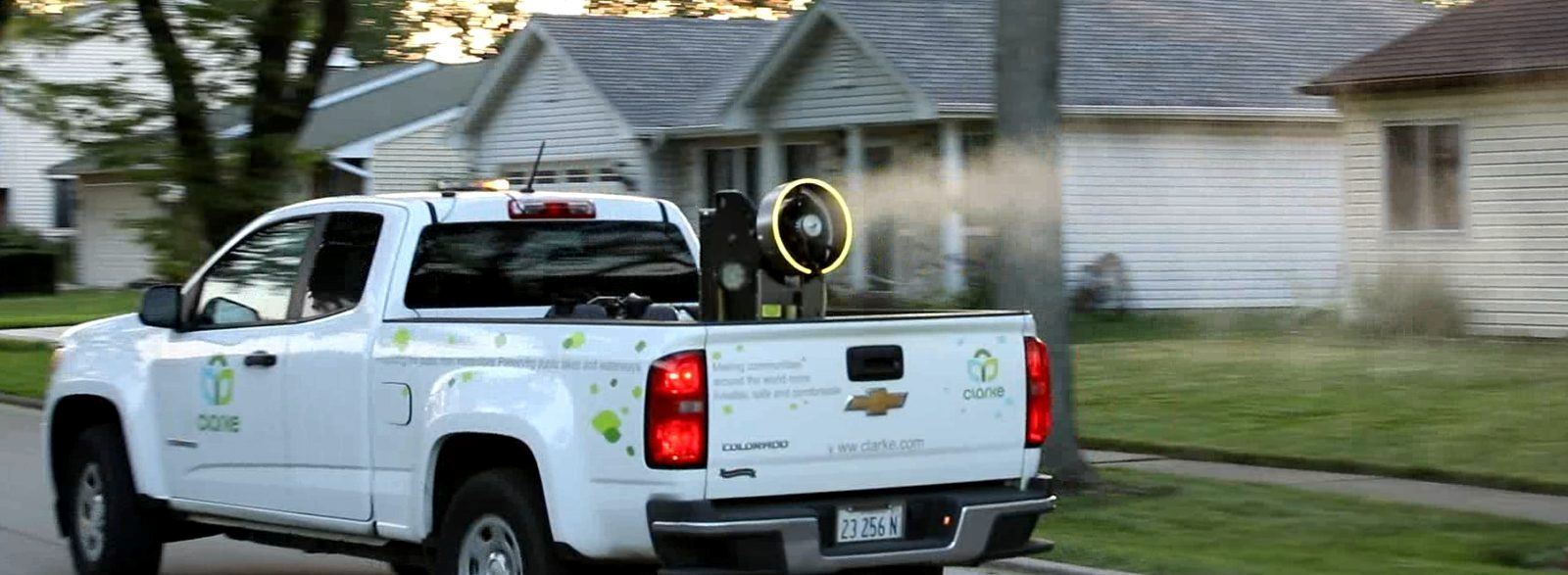 Clarke Truck Spraying for Mosquitos