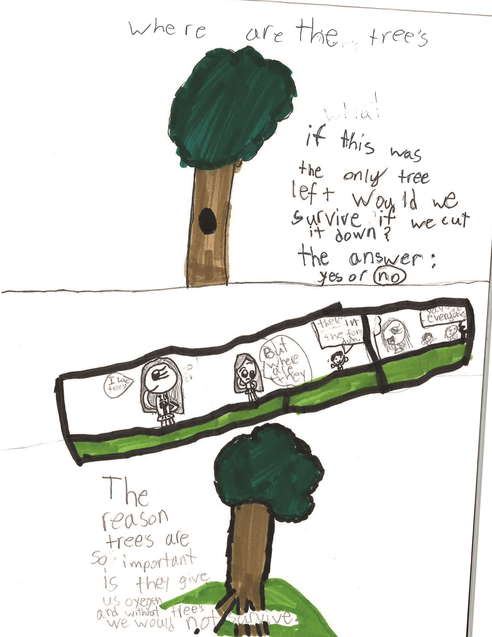 Arbor Day Poster Contest Entry 3rd Place