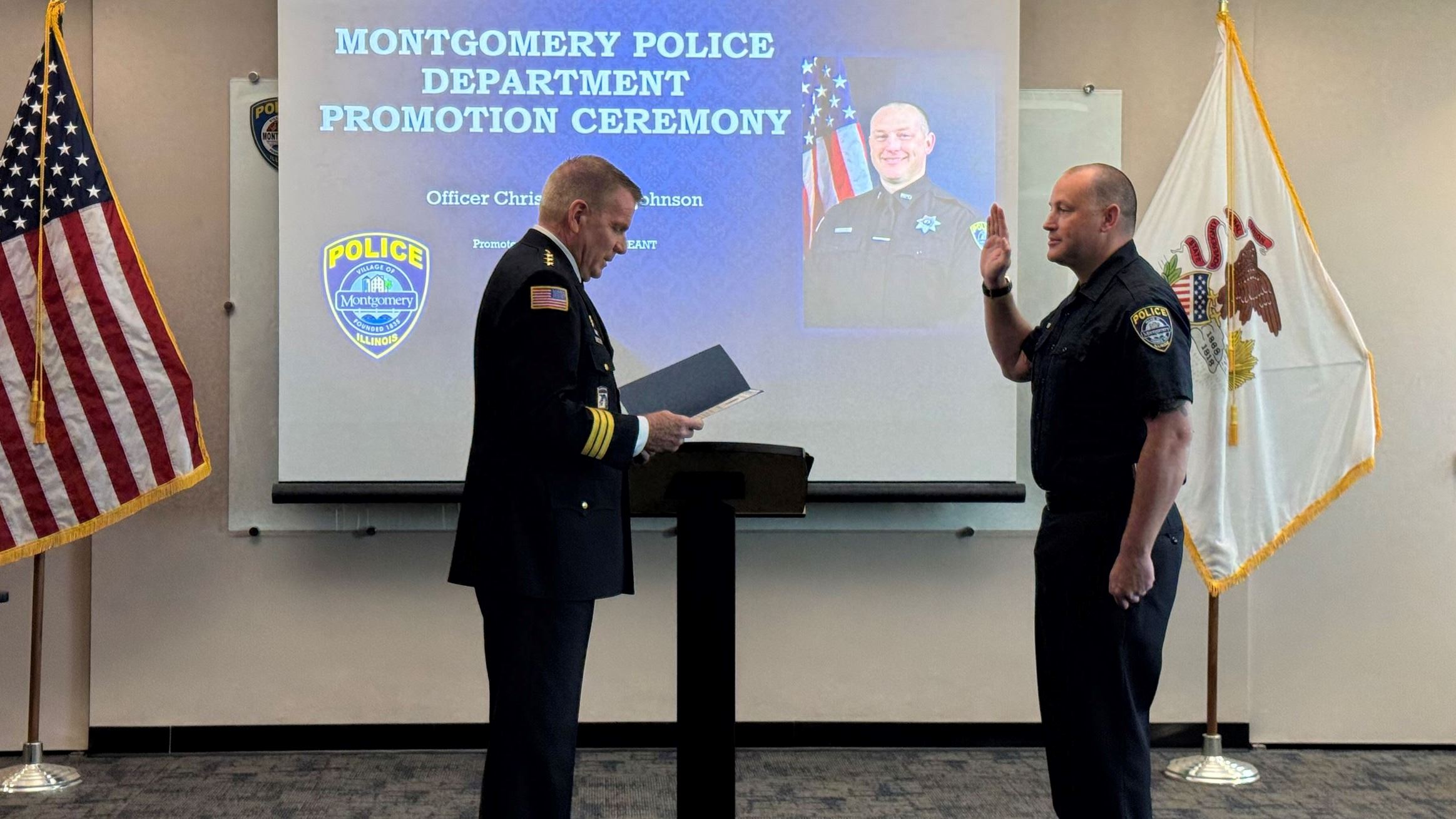 Sergeant Johnson Promotion Ceremony 063025