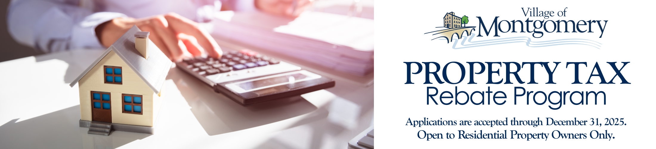 Property Tax Rebate 2024 Registration Form Header