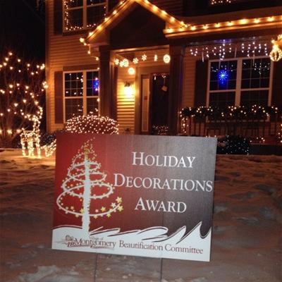 Holiday Decorations Award